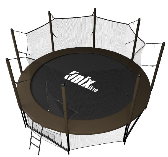 Батут UNIX line 10 ft Black&Brown (inside)