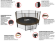 Батут UNIX line 10 ft Black&Brown (inside)