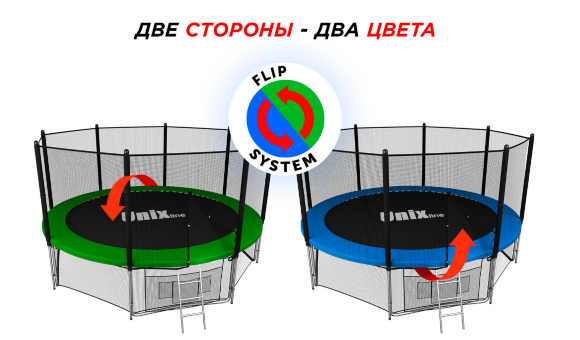 Батут UNIX line Classic 14 ft (outside)