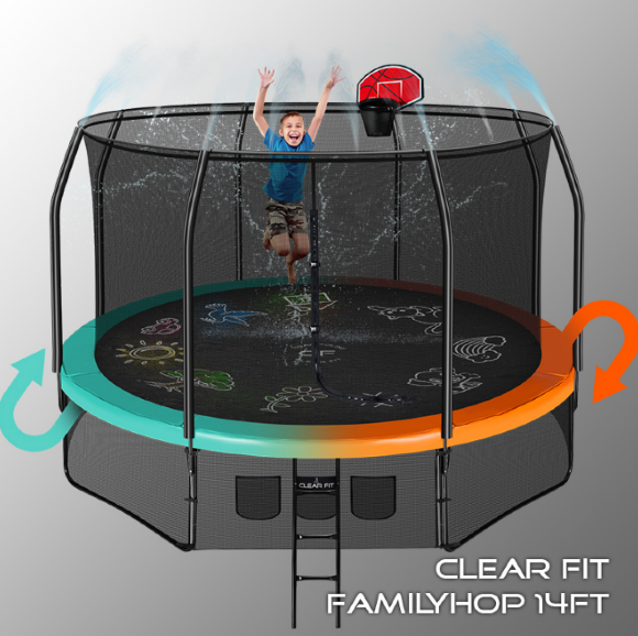 Батут Clear Fit FamilyHop 14Ft Батут Clear Fit FamilyHop 14Ft