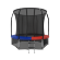 Батут Eclipse Space Twin Blue/Red 8FT