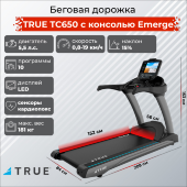 Беговая дорожка TRUE TC650 c консолью Emerge