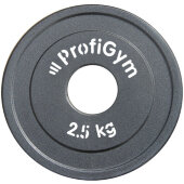 Диск стальной "Powerlifting" с полимерным покрытием, 2,5 кг ProfiGym ДПЛ-2,5